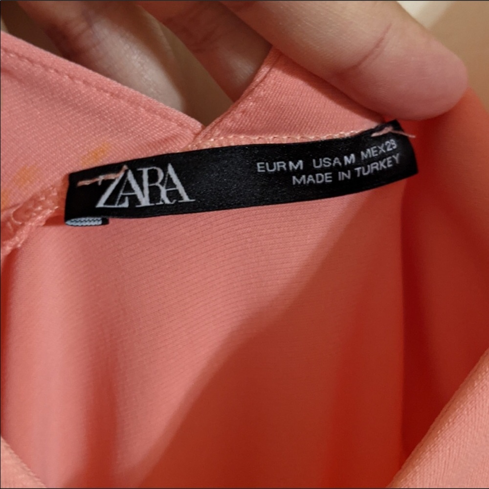 Zara v neck dress size medium - Picture 3 of 4